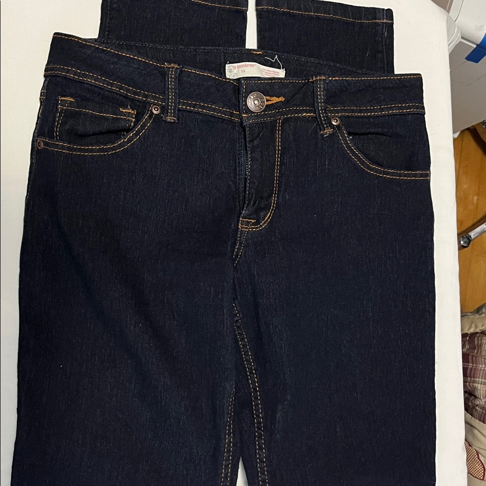No Boundaries Women's Dark Indigo Skinny Jeans
